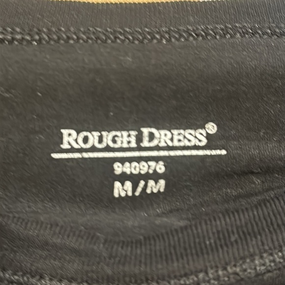 GUC: Mens basic black tshirt, Rough Dress brand  size M - Picture 2 of 3